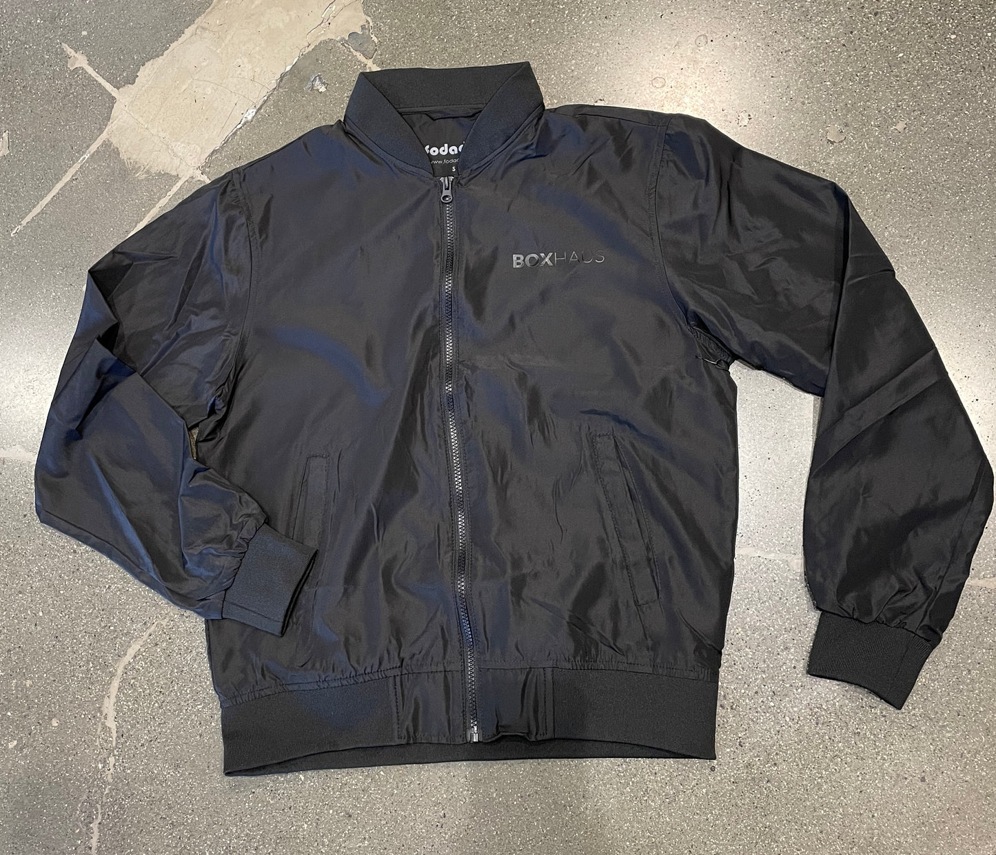 BOXHAUS Zip-up Black Jacket